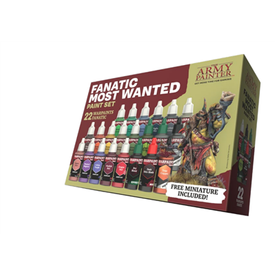 Army Painter Warpaints Fanatic Most Wanted Paint Set | Army Painter | Artikelnummer: 5713799807112