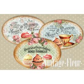 3 x A4 Cupcake Etiketten -E006- Digital download  |  | Artikelnummer: 59143351