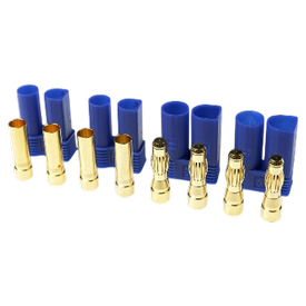 Revtec - Steckverbinder - EC-5 - Goldkontakten - Stecker + Buchse - 2 Paare |  | Artikelnummer: GF-1014-001
