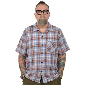 Bowling Shirt | Check | Limited only available @ Tellason.de + com | Brown-Red-Light Blue-White | Artikelnummer: 5385-3371-4051