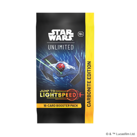 Star Wars: Unlimited - Jump to Lightspeed Carbonite-Booster | Fantasy Flight Games  | Artikelnummer: 841333128029