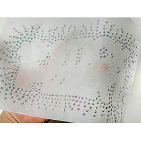 Strass - Bügelbild #STICKIFIZIERT + Stickdatei  | 13 x 18 cm Stickrahmen | Artikelnummer: 5300-5644-1588 1