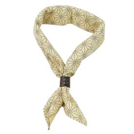 OBERWEIHER | Bandana + Leather Ring | Asanoha Star Nature | Artikelnummer: 4810-6848-7362