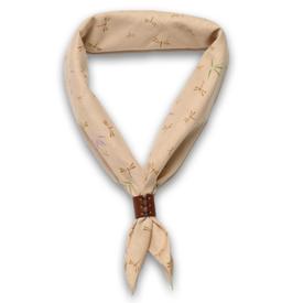OBERWEIHER | Bandana + Leather Ring | Libelle Bamboo Beige | Artikelnummer: 6886-3176-4161