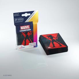 Marvel Champions Sleeves - Black Widow | GAMEGEN!C | Artikelnummer: 4251715410561