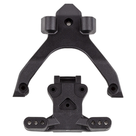 Team Associated RC10B7 FT Top Plate and Ballstud Mount, carbon | z.b. für RC10B7 | Artikelnummer: AE92404