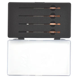 ARROWMAX AM500902 Innensechskant Akkuschrauber-Einsatz Set 1,5, 2,0, 2,5 und 3,0mm ( 4Stck.) in Sortierbox |  | Artikelnummer: AM500902