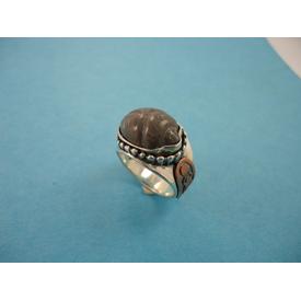 Antiker Ring in 835 Silber,mit einem Skarabäus  |  | Artikelnummer: 49514474