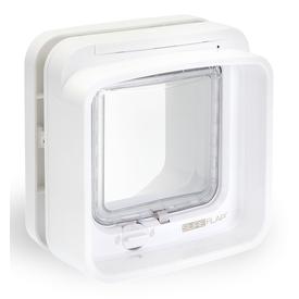 DualScan Mikrochip Katzenklappe für Transponder weiß Dual Scan Katzen |  | Artikelnummer: 5060180390389