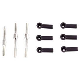 LC Racing Spurstangen mit Kugelkopf Set | Ersatzteil verwendet für EMB-1, EMB-SC, EMB-MT, EMB-DT, EMB-TG, LC12B1 | Artikelnummer: LC-L6019