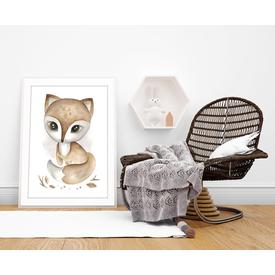 Kinderzimmer Poster Wandbild DIN A4 / A3, Fuchs   |  | Artikelnummer: 120690727
