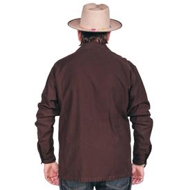 Fatigue Shirt | Cotton Sateen Chocolate | Size XL | Sample Sale | Artikelnummer: 0435-3243-8573