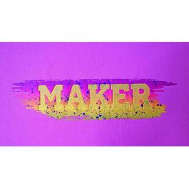 Pinselstrich Bügelbilder | 2 Bügelbilder je ca.  27,5 x 6,5 cm  | Artikelnummer: 1888-1815-6726 -6