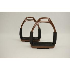 Braune Flexi Sicherheitssteigbügel  | Braun | Artikelnummer: AMI-1006 10cm