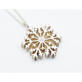 zarte Schneeflocke mit glitzerndem Diamant (gross) |  | Artikelnummer: 1026784980