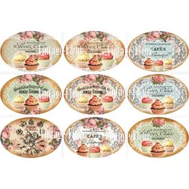 3 x A4 Cupcake Etiketten -E006- Digital download  |  | Artikelnummer: 59143351