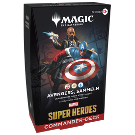 Magic the Gathering Marvel Super Heroes Commander-Deck - Avengers, sammeln | Wizards of the Coast - im Laden verfügbar,  Online-Versand ab 26.06. | Artikelnummer: 5010996357113Avengers