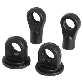 LC Racing Dämpferteile: obere und untere Aufnahme PTG-2 | Ersatzteil verwendet für PTG-2, PTG-2R | Artikelnummer: LC-C8001