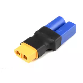Revtec - Power Adapter Connector - XT-60 Socket <=> EC-5 Plug - 1 pc |  | Artikelnummer: GF-1305-025