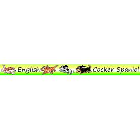 Motivband Cocker | English Cocker Spaniel | Artikelnummer: B16