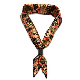 OBERWEIHER | Bandana + Leather Ring | Golden Paisley | Artikelnummer: 1646-8546-0546