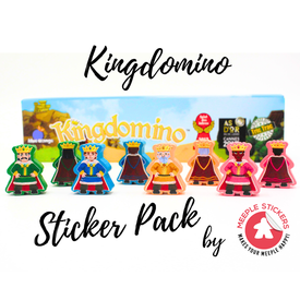 Kingdomino Meeple Sticker | Meeple Stickers | Artikelnummer: 5999573830082