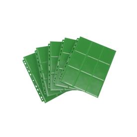 Sideloading 18-Pocket Pages 10 pcs pack Green | Gamegenic | Artikelnummer: 4251715403297