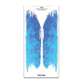 Pinselstrich Bügelbilder | 2 Bügelbilder je ca.  27,5 x 6,5 cm  | Artikelnummer: 1888-1815-6726 -5