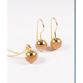 Anhänger Sphere apricot Mondstein  |  | Artikelnummer: 4567889000987