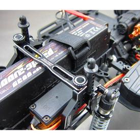 Dämpferplatte stiffener Set v/h SAMIX Axial SCX10-2  | z.b. für Axial SCX2 | Artikelnummer: SCX2-6033BK