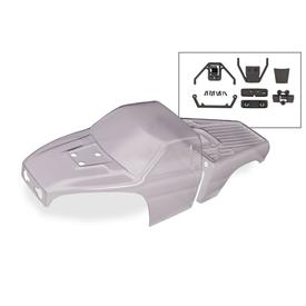 TXC-4M Clear Polycarbonate Truck Body | z.b. für TXC-4M Extreme | Artikelnummer: TRX12013