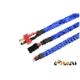 Revtec - Kabel-Schutzhülse - Geflochten - 6mm - Blau - 1m |  | Artikelnummer: GF-1476-011