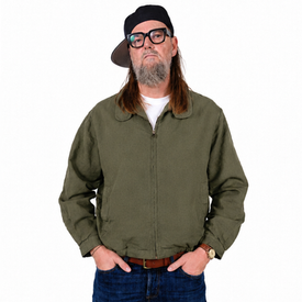 Harrington Jacket | Cotton Linen | Size Large | Sample Sale | Artikelnummer: 5563-3063-7753