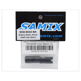 Samix Alum. Antriebswelle Endkappen 4Stk. schwarz Enduro | z.b. für Enduro RC | Artikelnummer: SAMIXEND-6043BK