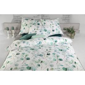 Satin Bettwäsche Benita grün | 160x210cm | Artikelnummer: 50.277.03
