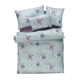 Feinsatin Bettwäsche Smilla blau | 160x210cm | Artikelnummer: 50.298.02 blau