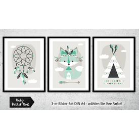 3-er Set Poster Bilder Kinderzimmer A4 / A3  |  | Artikelnummer: 118686575