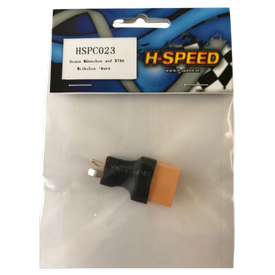 DEANS MÄNNCHEN AUF XT90 WEIBCHEN KURZ ADAPTER H-SPEED HSPC023 |  | Artikelnummer: HSPC023
