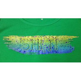 Pinselstrich Bügelbilder | 2 Bügelbilder je ca.  27,5 x 6,5 cm  | Artikelnummer: 1888-1815-6726 -7