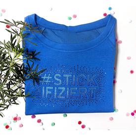 Strass - Bügelbild #STICKIFIZIERT + Stickdatei  | 13 x 18 cm Stickrahmen | Artikelnummer: 5300-5644-1588 1