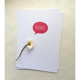 handgeschnitzter Stempel Sprechblase 