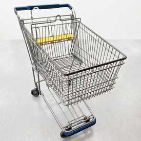 WanzL D130RC, blau | gebrauchter Einkaufswagen | 132 l | Artikelnummer: EKW-WZ-G-D130RC-P-BLAU