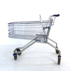 Wanzl ER150 | gebrauchter Einkaufswagen mit fabrikneuem Griff nach Wahl | Artikelnummer: EKW-WZ-G-ER150-G2