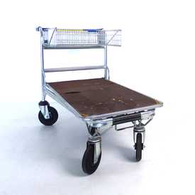 Wanzl T30, klappbarer Korb | Gebrauchtware | Plattenwagen in gutem Zustand | Artikelnummer: EKW-PW-G-WZ-T30