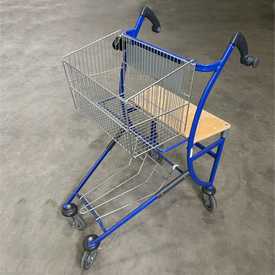 Wanzl Sedo | Spezial Einkaufswagen für Senioren | Artikelnummer: EKW-WZ-G-ROLLATOR