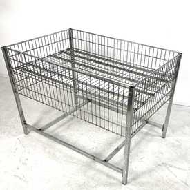 Wanzl Aktionstisch, höhenverstellbar | Gebrauchtware | durchgehender Boden | Artikelnummer: AT-G-80120-DURBOD