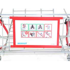 Nachrüst-Set Maxi-Cosi-Ablage für Wanzl Einkaufswagen | Gebrauchtware | Artikelnummer: EKW-WZ-G-ABS