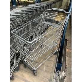 Wanzl D212RC, grau | gebrauchter Einkaufswagen | 212 Liter | Artikelnummer: EKW-WZ-G-D212RC-P-GRAU