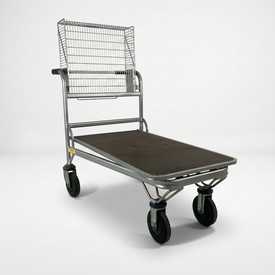 Wanzl T30, klappbarer Korb | Gebrauchtware | Plattenwagen in gutem Zustand | Artikelnummer: EKW-PW-G-WZ-T30