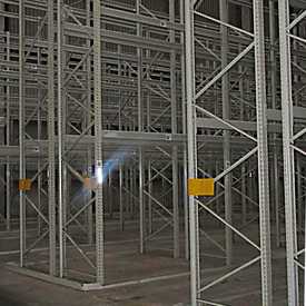 Palettenregal Galler Omega, gebraucht | H 6,35 m | L 36,1 m | 150 Palettenplätze | Artikelnummer: PR-BG-GO-G-72-635